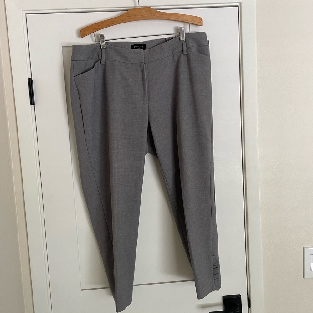Talbots Women's Classic Gray Trousers